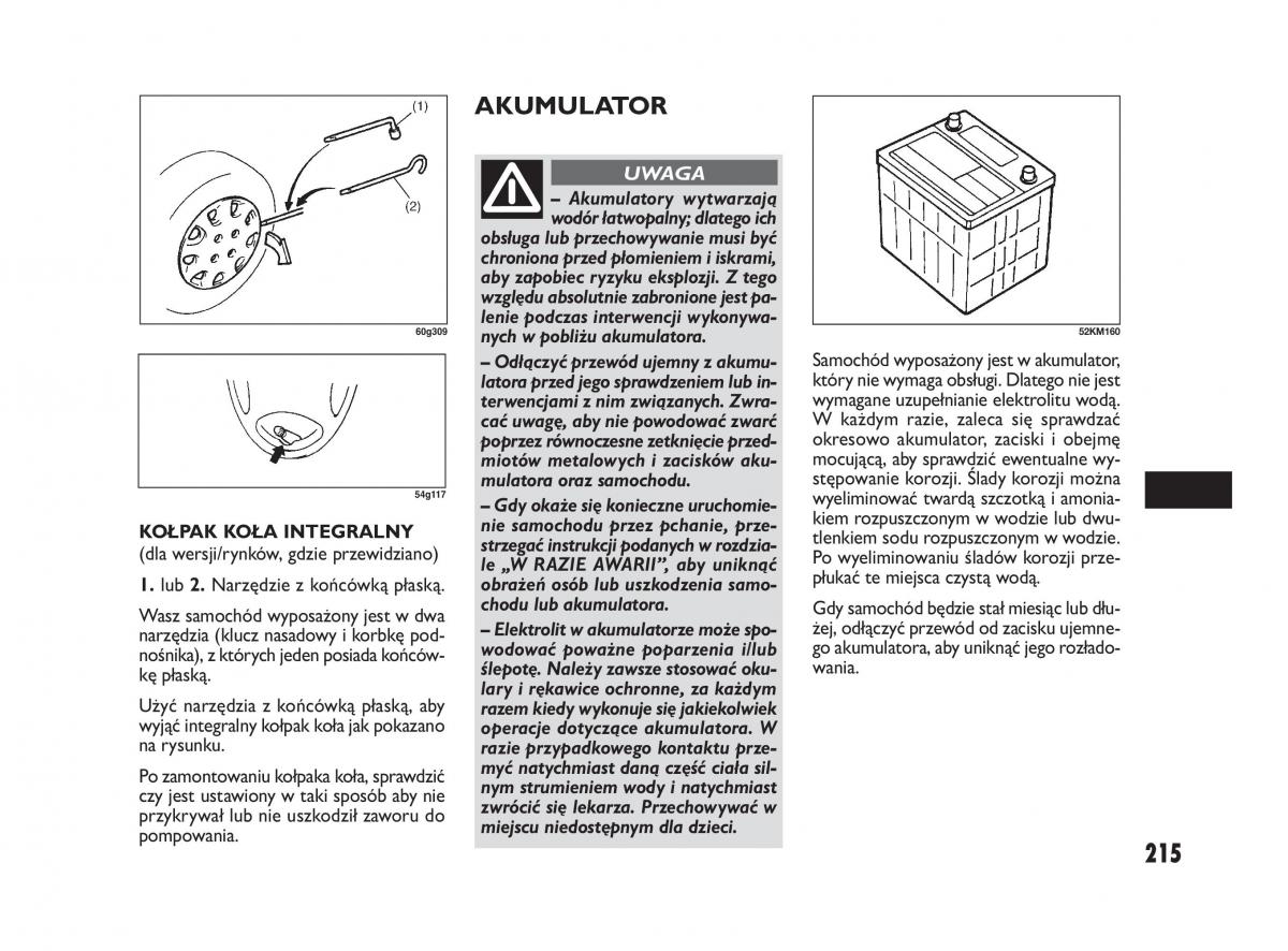 Fiat Sedici instrukcja obslugi / page 219