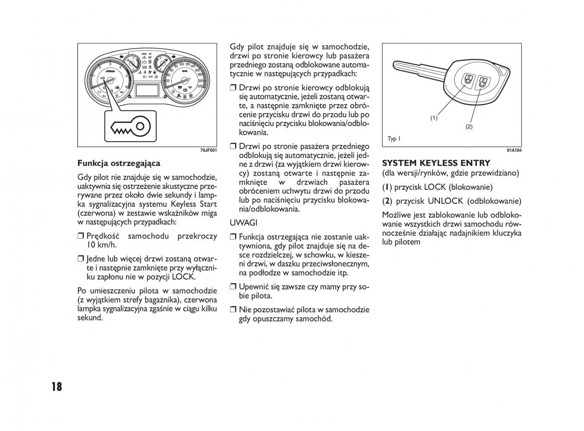 Fiat Sedici instrukcja obslugi / page 22