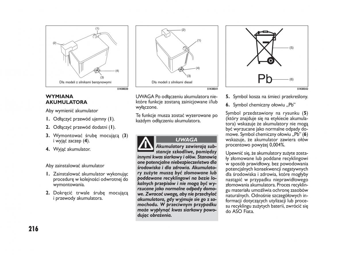 Fiat Sedici instrukcja obslugi / page 220