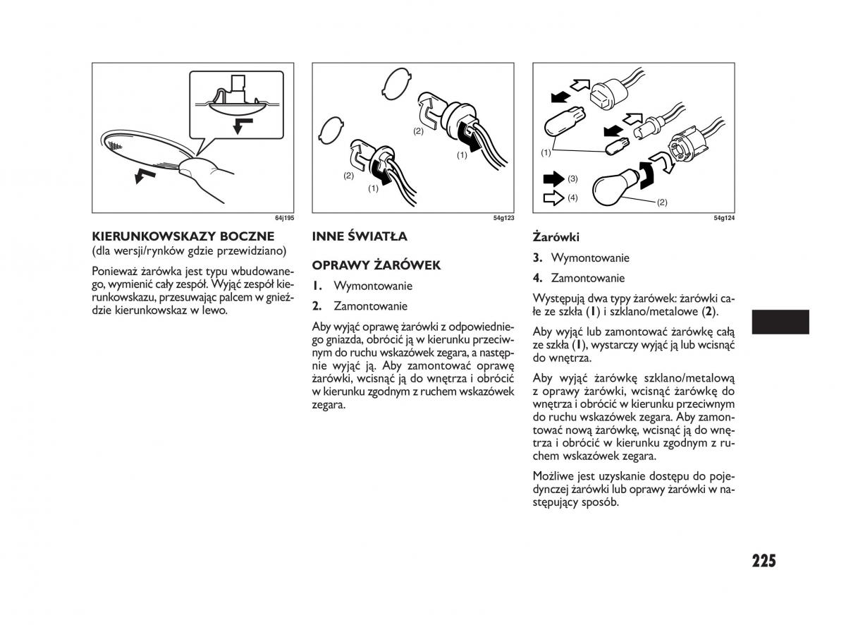 Fiat Sedici instrukcja obslugi / page 229