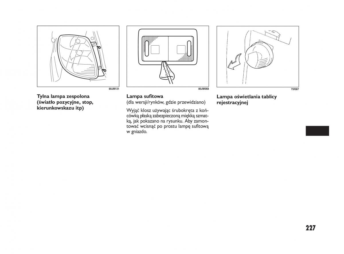 Fiat Sedici instrukcja obslugi / page 231