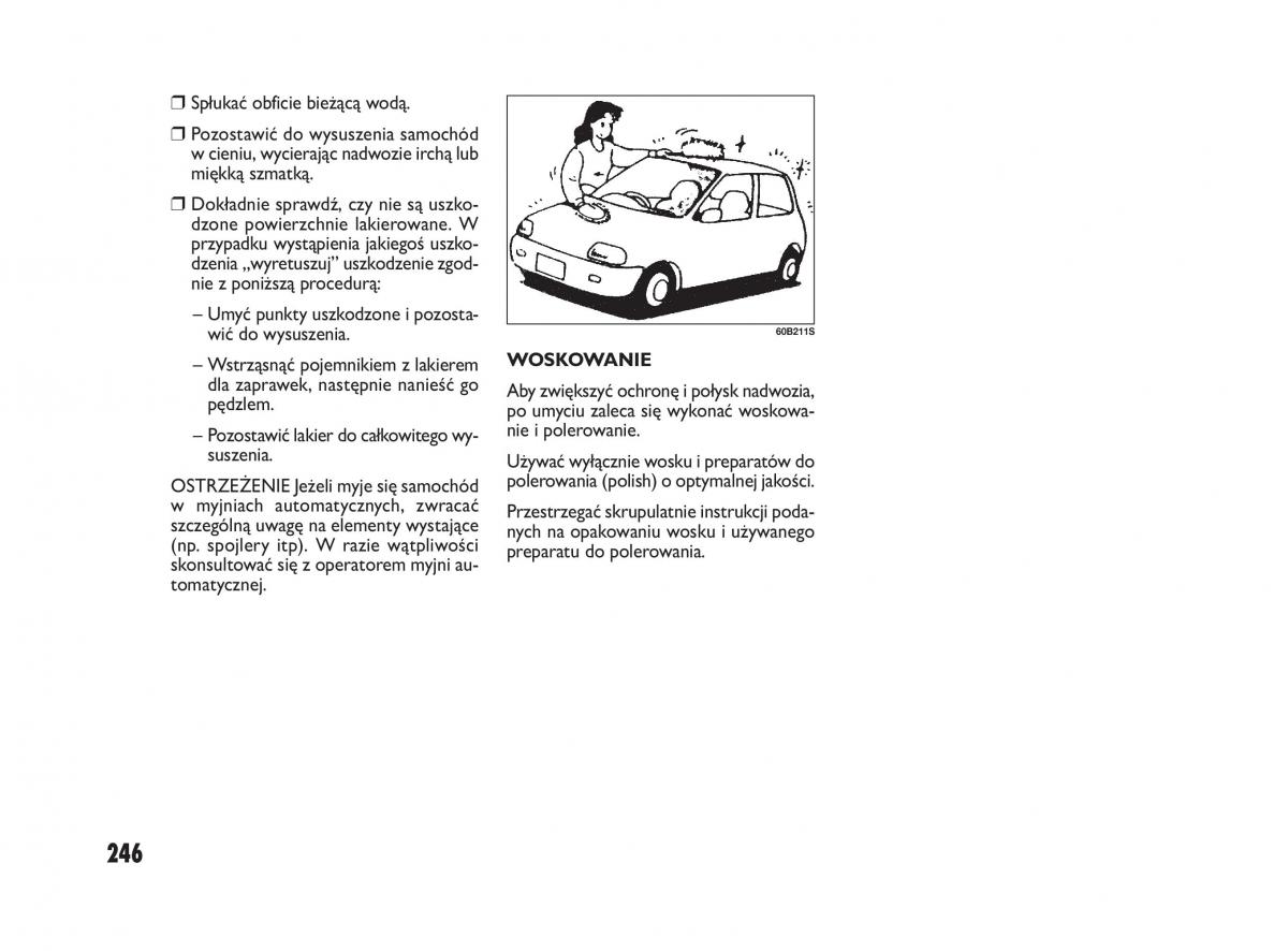 Fiat Sedici instrukcja obslugi / page 250