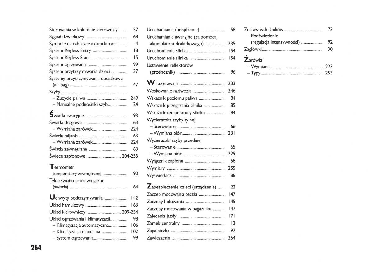 Fiat Sedici instrukcja obslugi / page 272