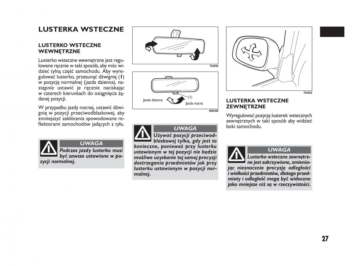 Fiat Sedici instrukcja obslugi / page 31