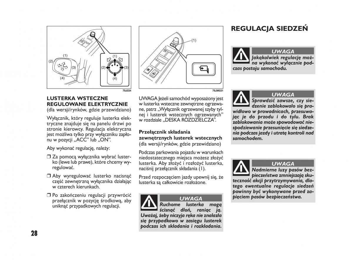 Fiat Sedici instrukcja obslugi / page 32