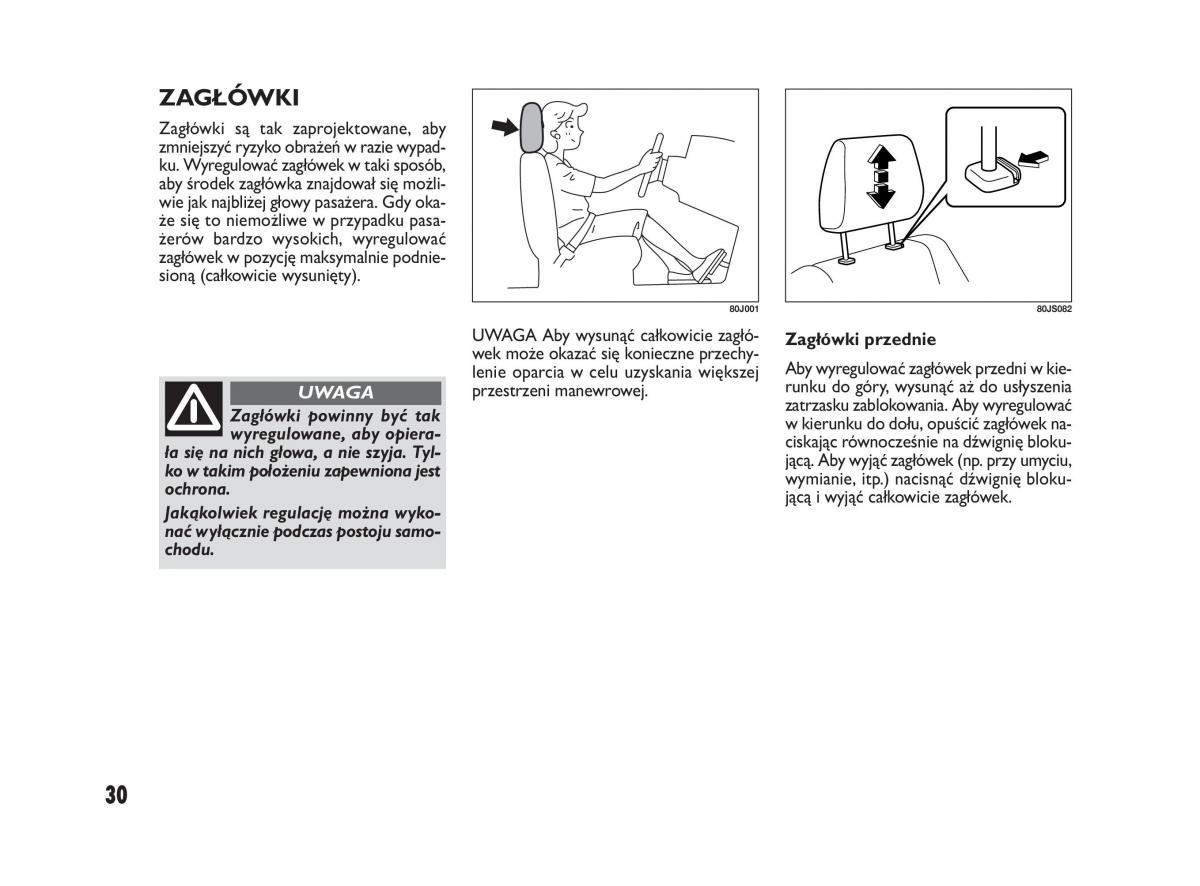 Fiat Sedici instrukcja obslugi / page 34