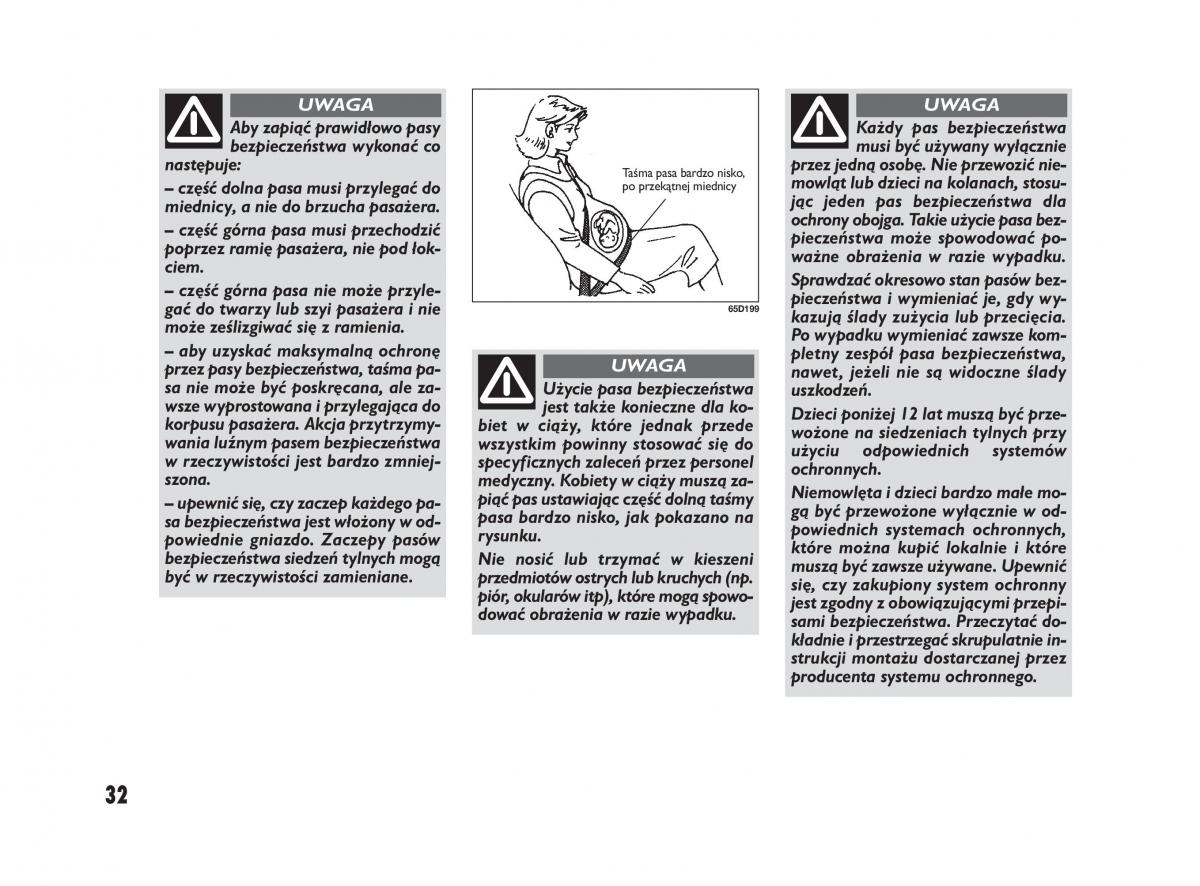 Fiat Sedici instrukcja obslugi / page 36