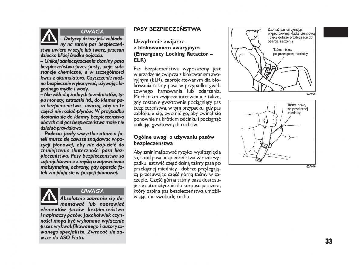 Fiat Sedici instrukcja obslugi / page 37