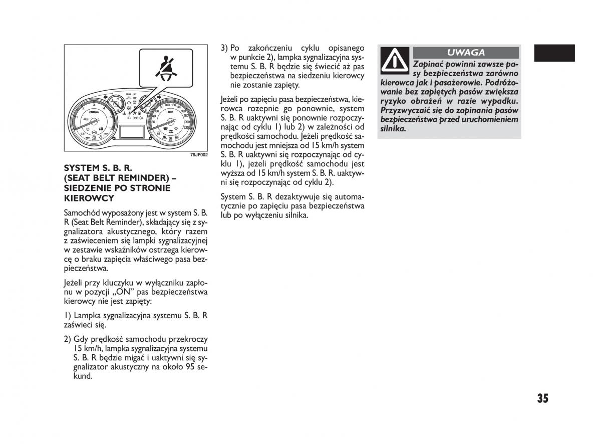 Fiat Sedici instrukcja obslugi / page 39