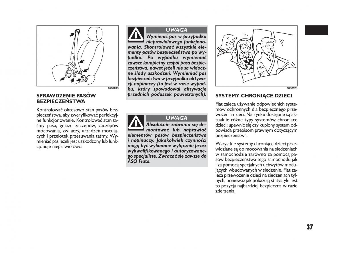 Fiat Sedici instrukcja obslugi / page 41