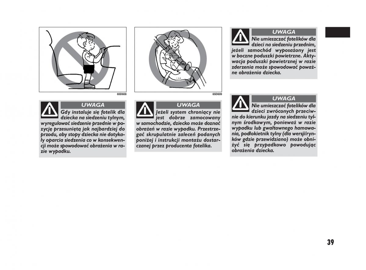 Fiat Sedici instrukcja obslugi / page 43