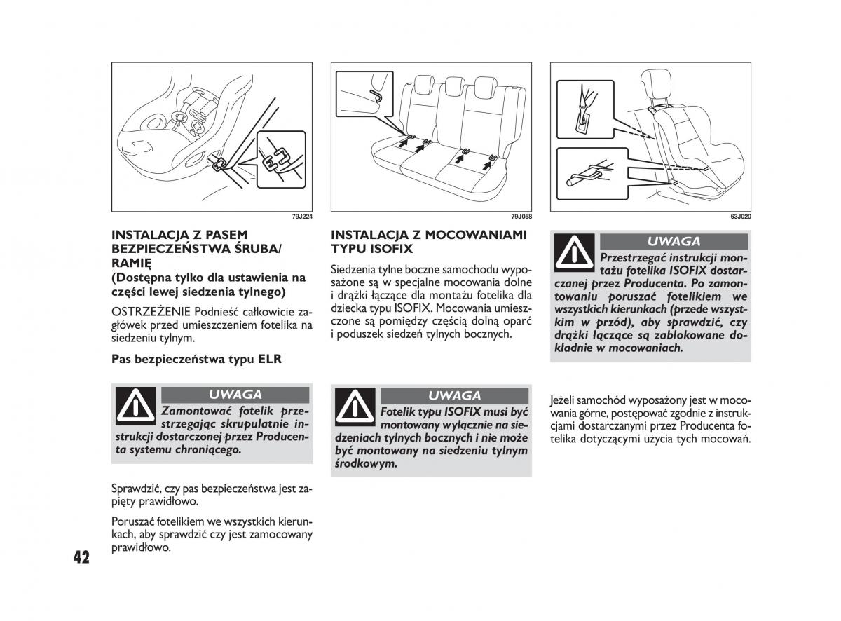 Fiat Sedici instrukcja obslugi / page 46