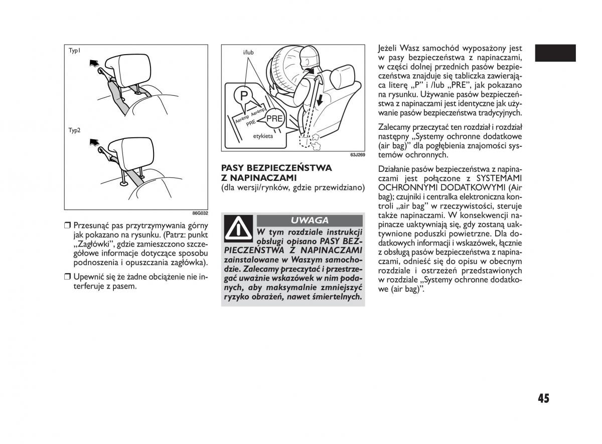 Fiat Sedici instrukcja obslugi / page 49