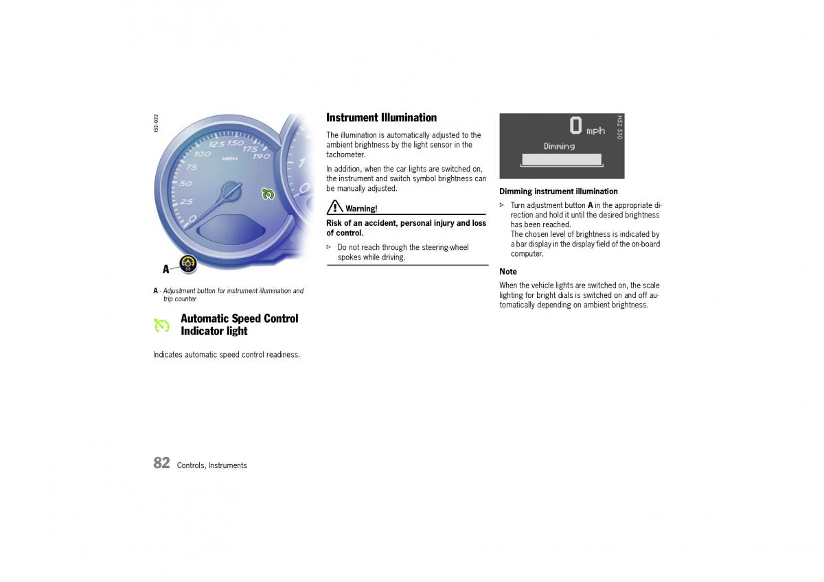 Porsche Cayman owners manual / page 82
