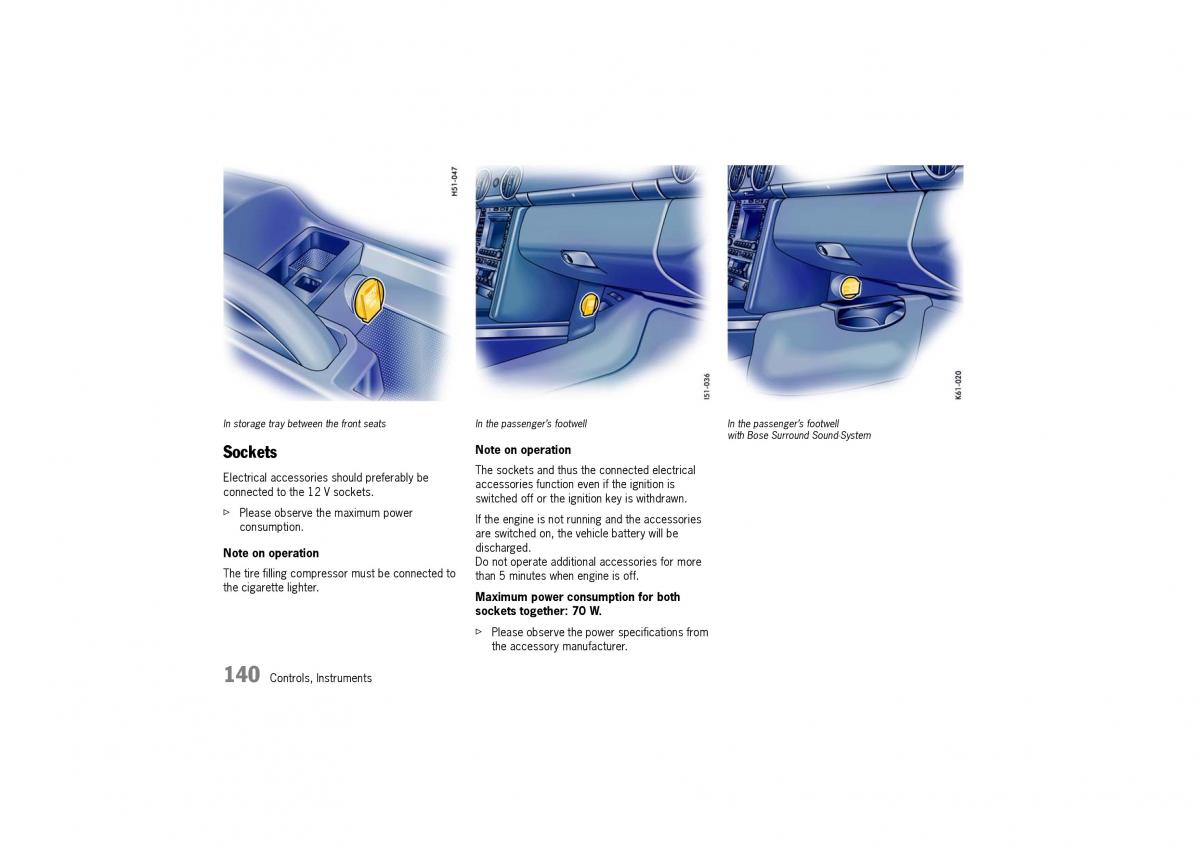 Porsche Cayman owners manual / page 140