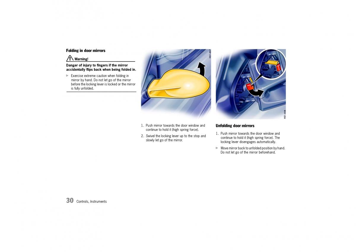 Porsche Cayman owners manual / page 30