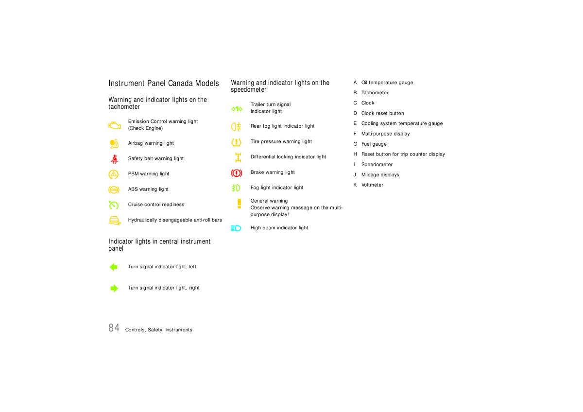 Porsche Cayenne S owners manual / page 84