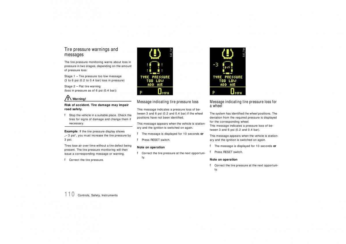 Porsche Cayenne S owners manual / page 110