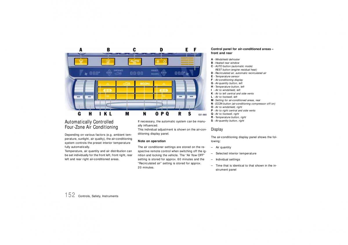 Porsche Cayenne S owners manual / page 152