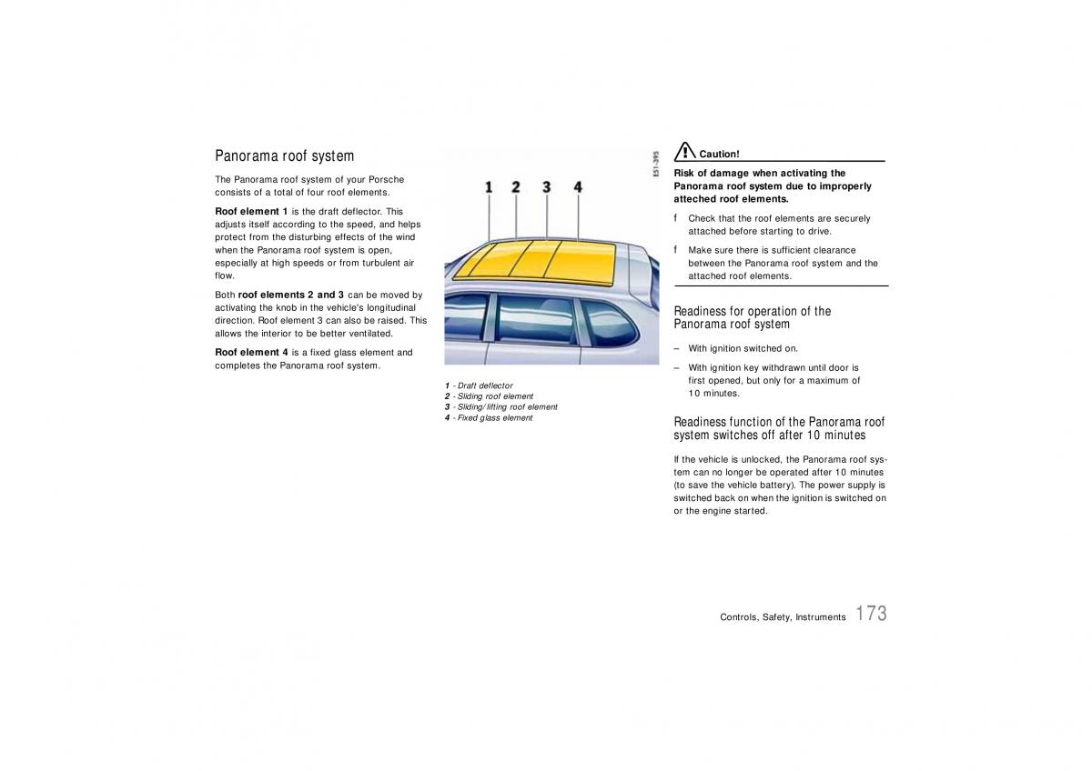 Porsche Cayenne S owners manual / page 173