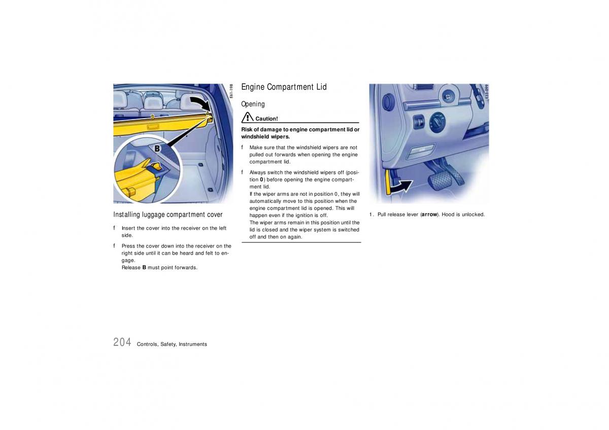 Porsche Cayenne S owners manual / page 204