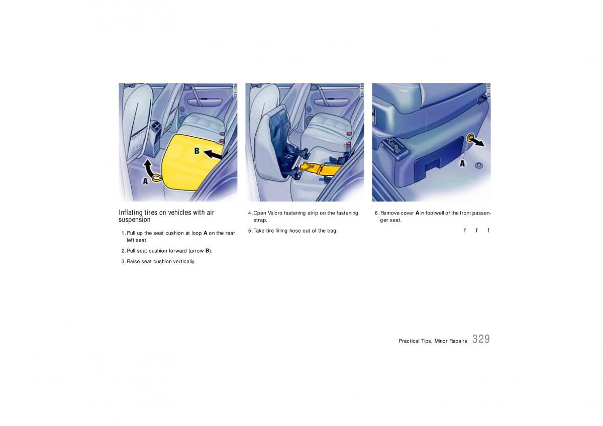 Porsche Cayenne S owners manual / page 329