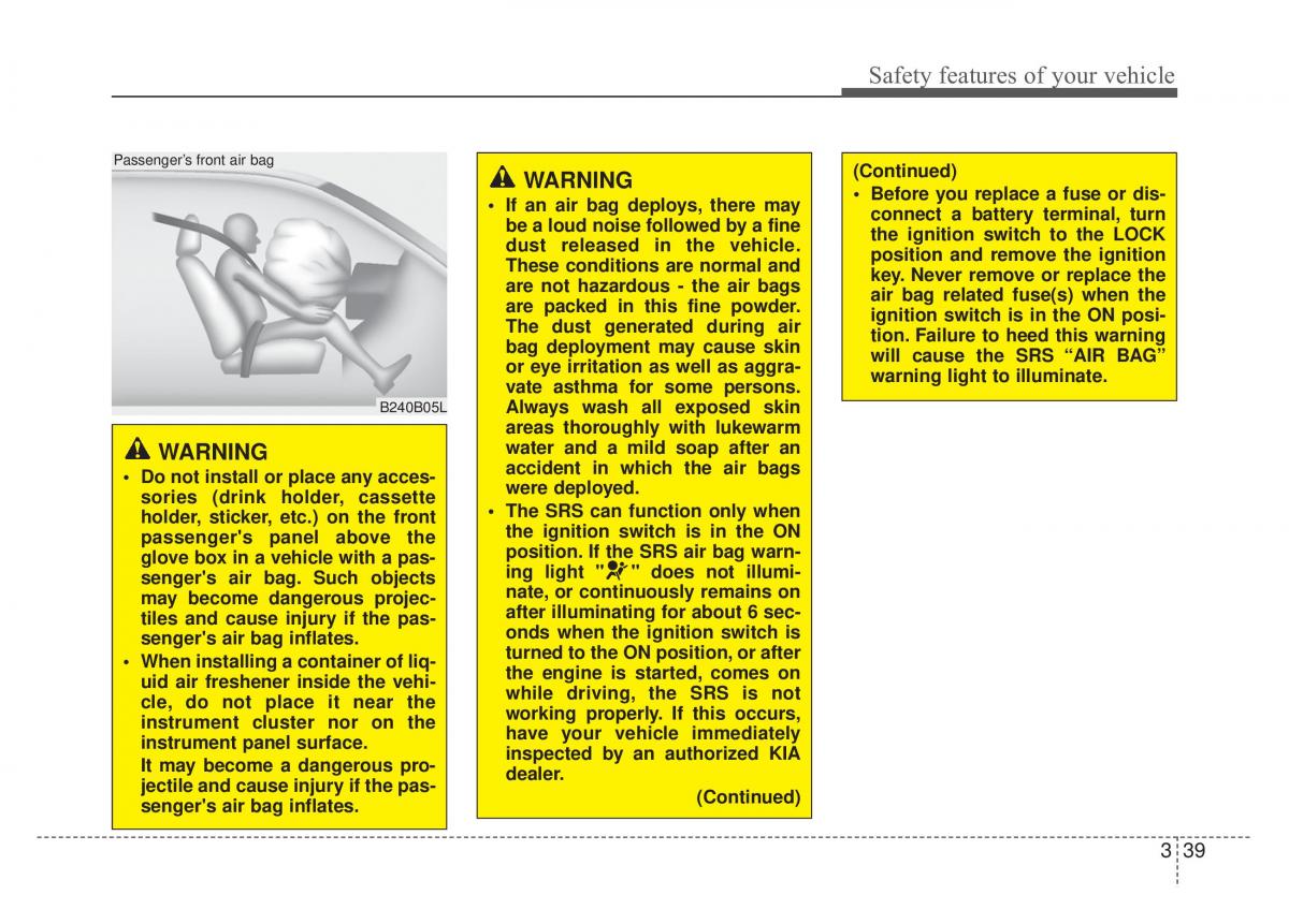 Kia Optima Magentis Lotze owners manual / page 55