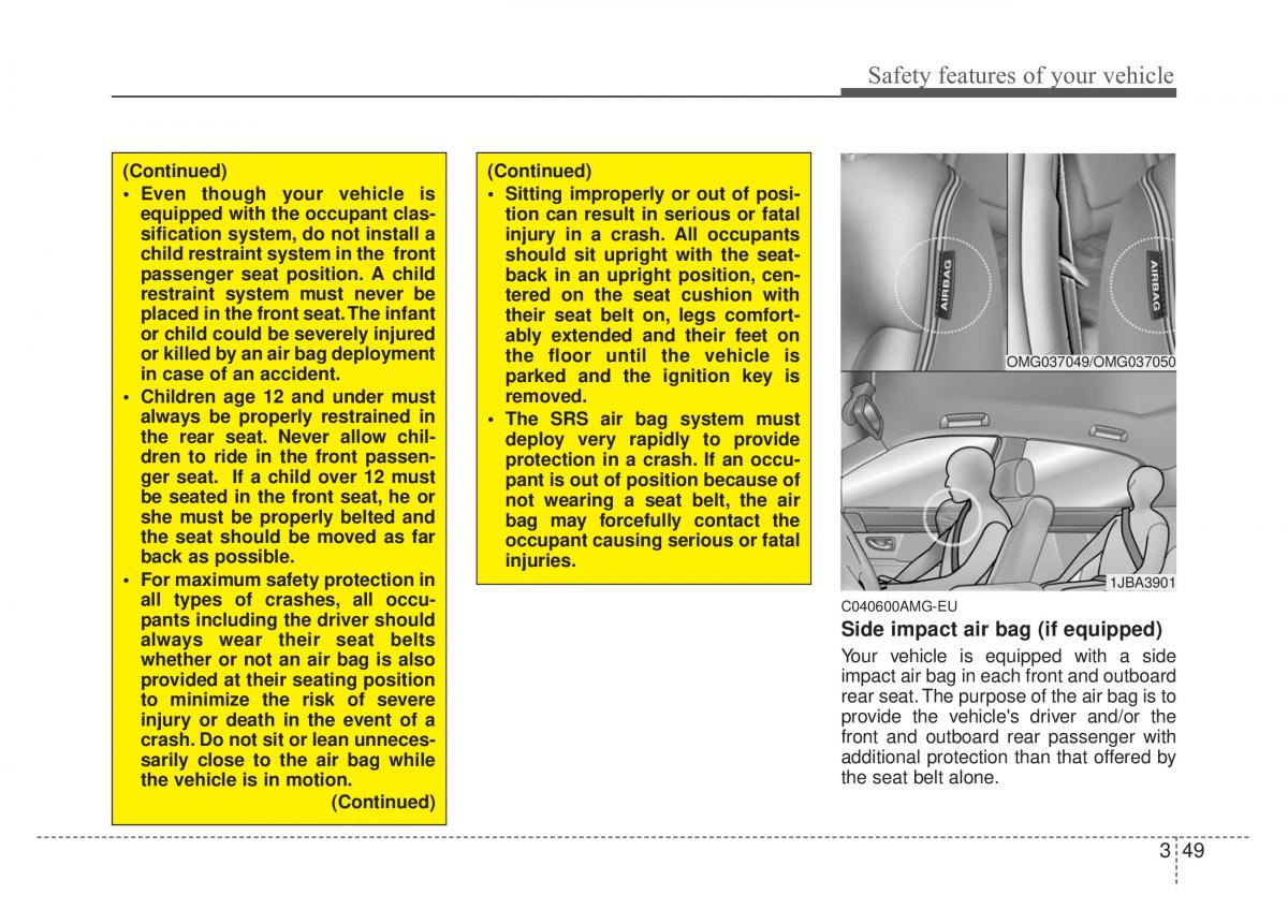 Kia Optima Magentis Lotze owners manual / page 65