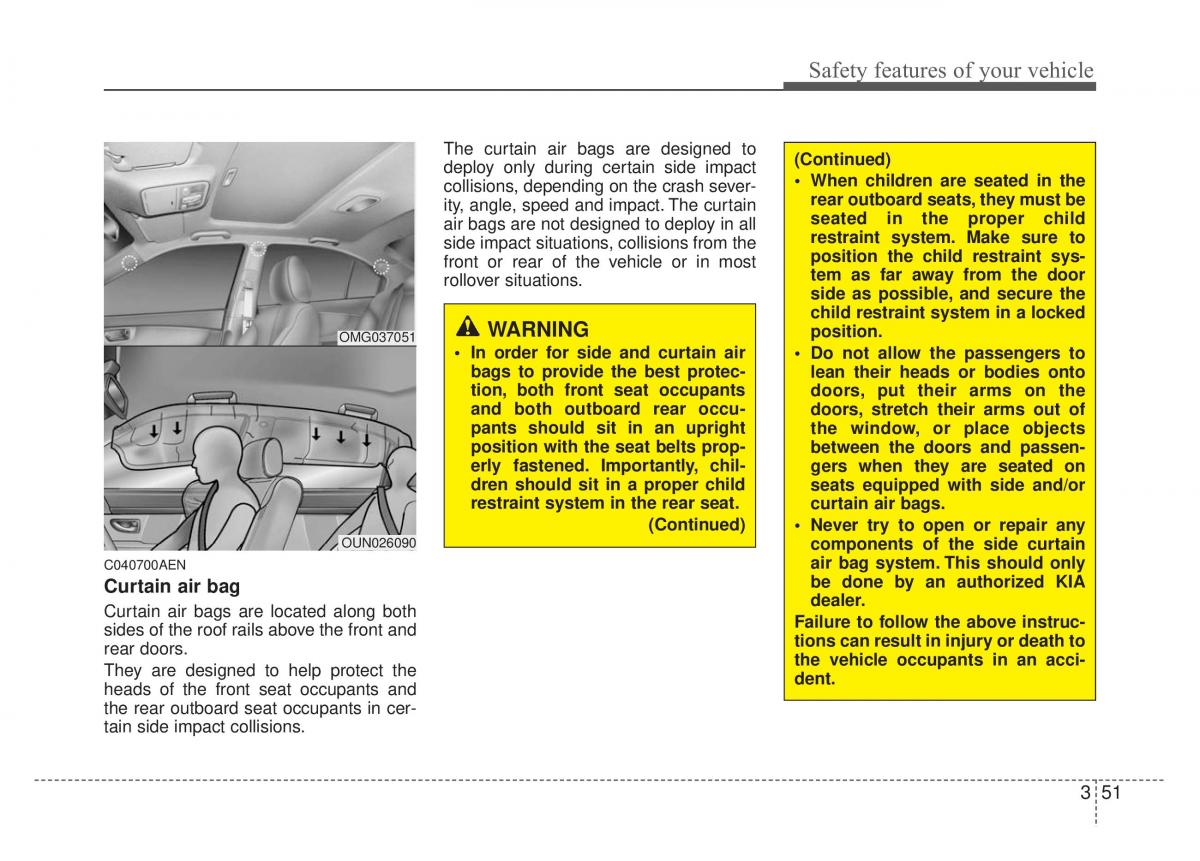 Kia Optima Magentis Lotze owners manual / page 67