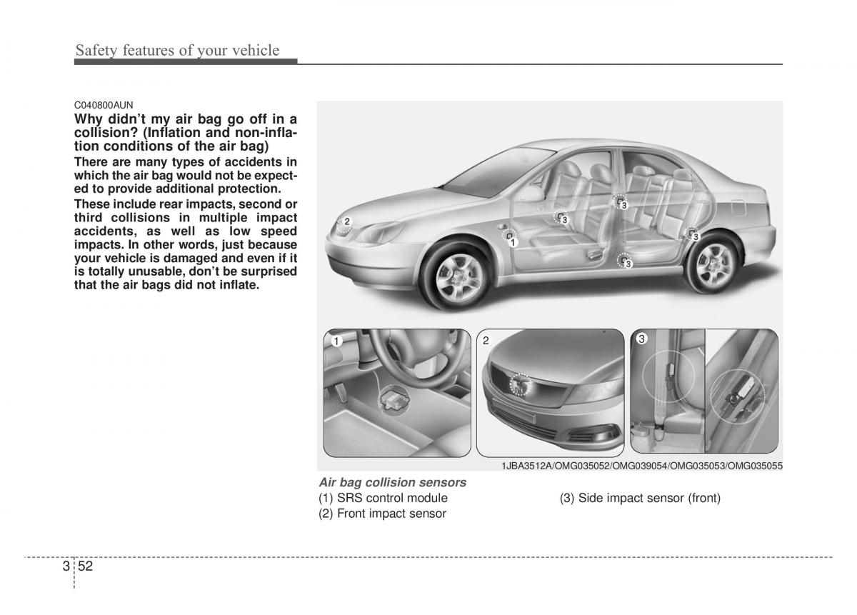 Kia Optima Magentis Lotze owners manual / page 68