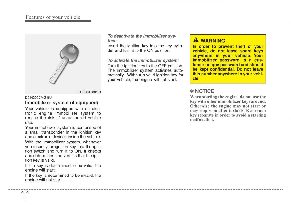 Kia Optima Magentis Lotze owners manual / page 79