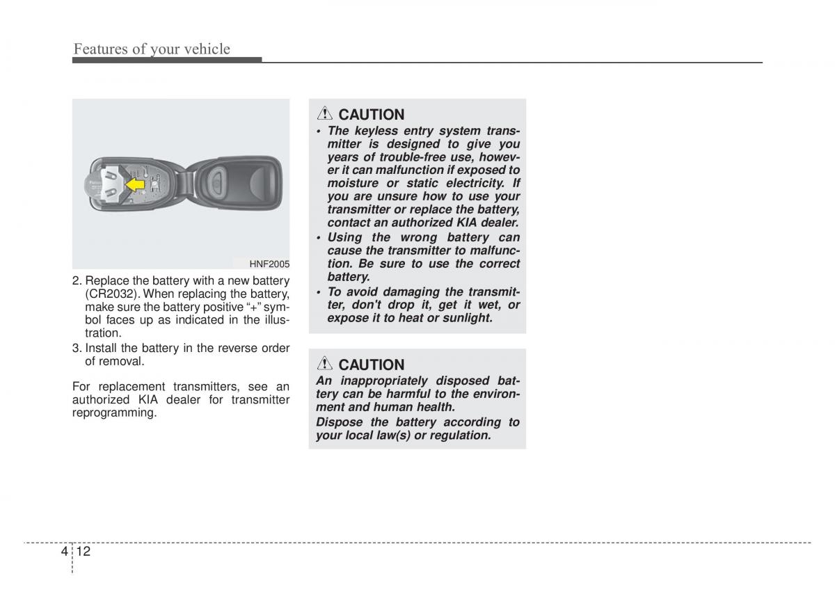 Kia Optima Magentis Lotze owners manual / page 87