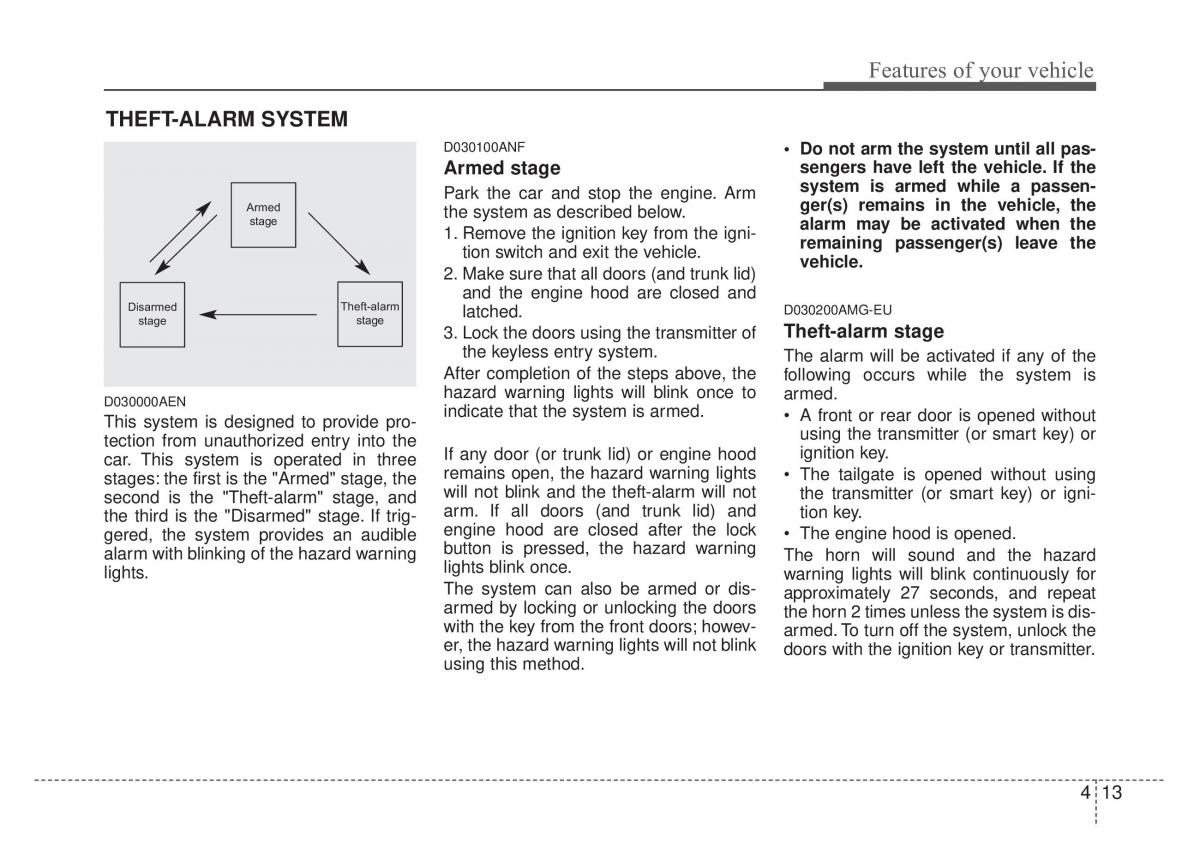 Kia Optima Magentis Lotze owners manual / page 88