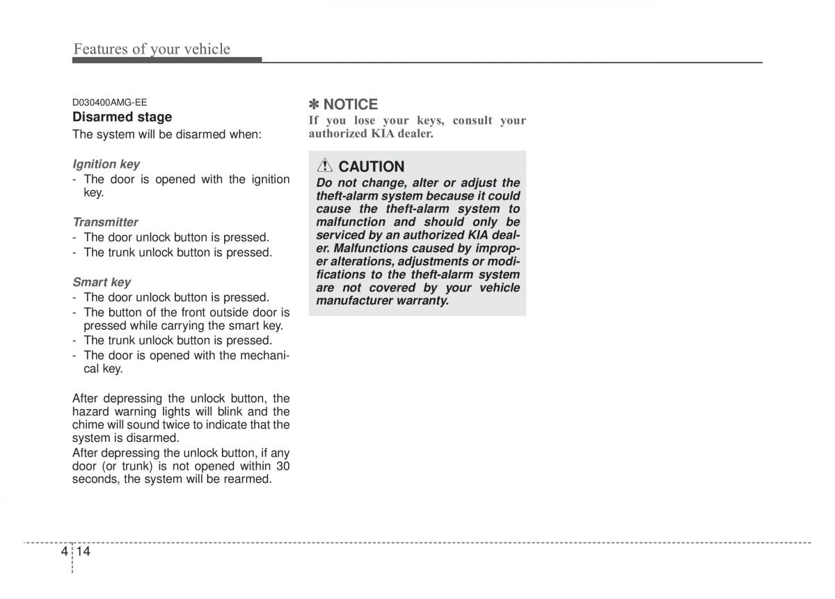 Kia Optima Magentis Lotze owners manual / page 89