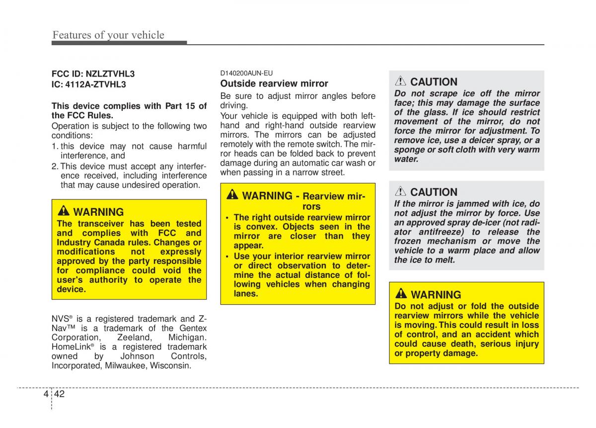 Kia Optima Magentis Lotze owners manual / page 117