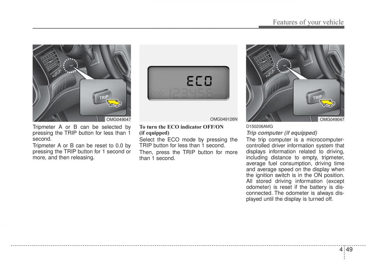 Kia Optima Magentis Lotze owners manual / page 124