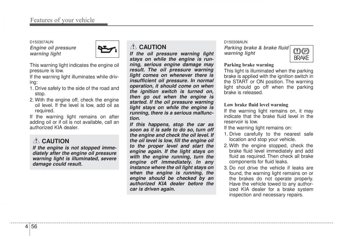 Kia Optima Magentis Lotze owners manual / page 131