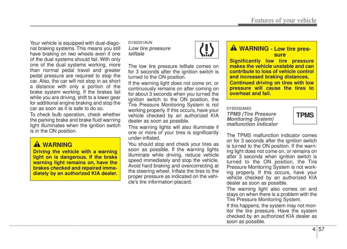 Kia Optima Magentis Lotze owners manual / page 132