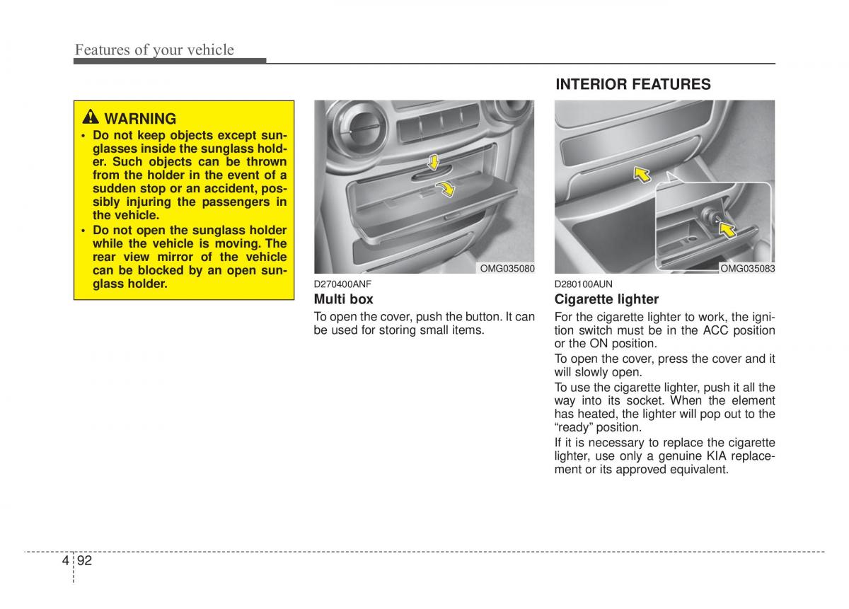 Kia Optima Magentis Lotze owners manual / page 167