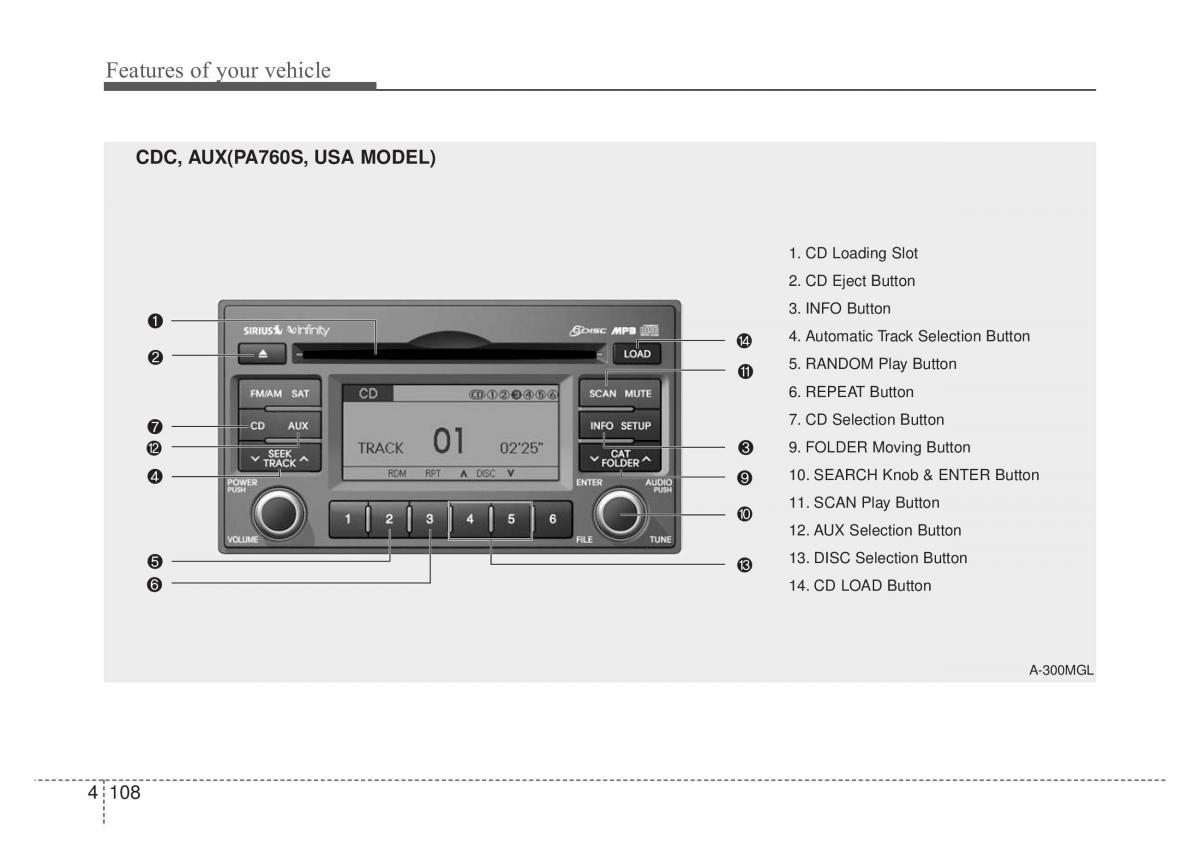 Kia Optima Magentis Lotze owners manual / page 183