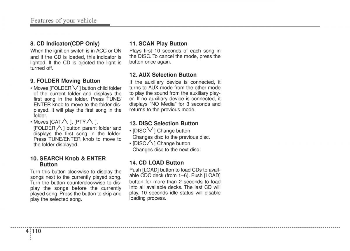 Kia Optima Magentis Lotze owners manual / page 185