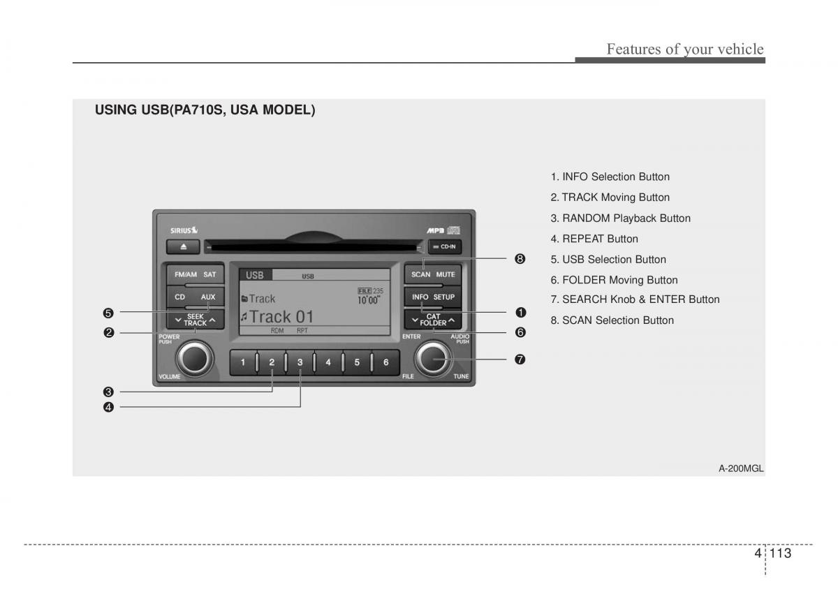 Kia Optima Magentis Lotze owners manual / page 188