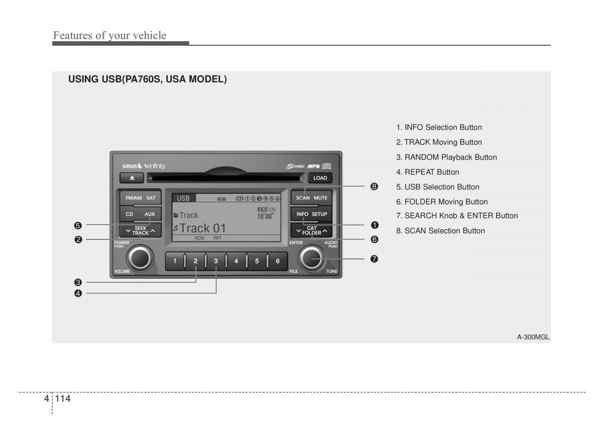 Kia Optima Magentis Lotze owners manual / page 189