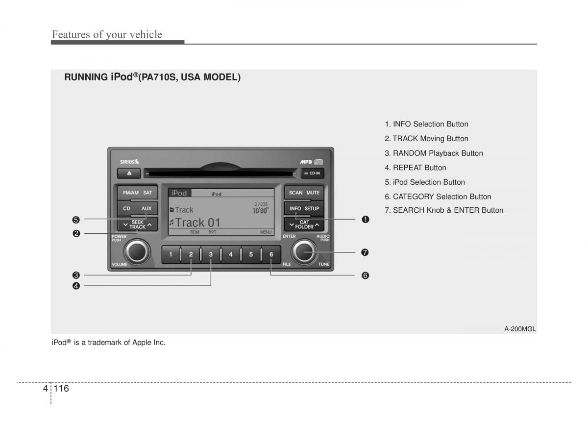 Kia Optima Magentis Lotze owners manual / page 191