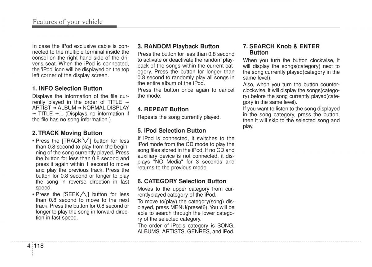 Kia Optima Magentis Lotze owners manual / page 193