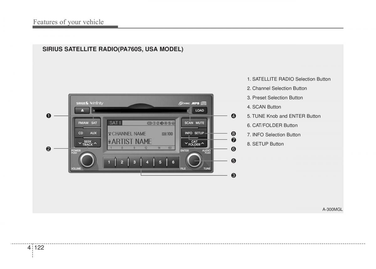 Kia Optima Magentis Lotze owners manual / page 197