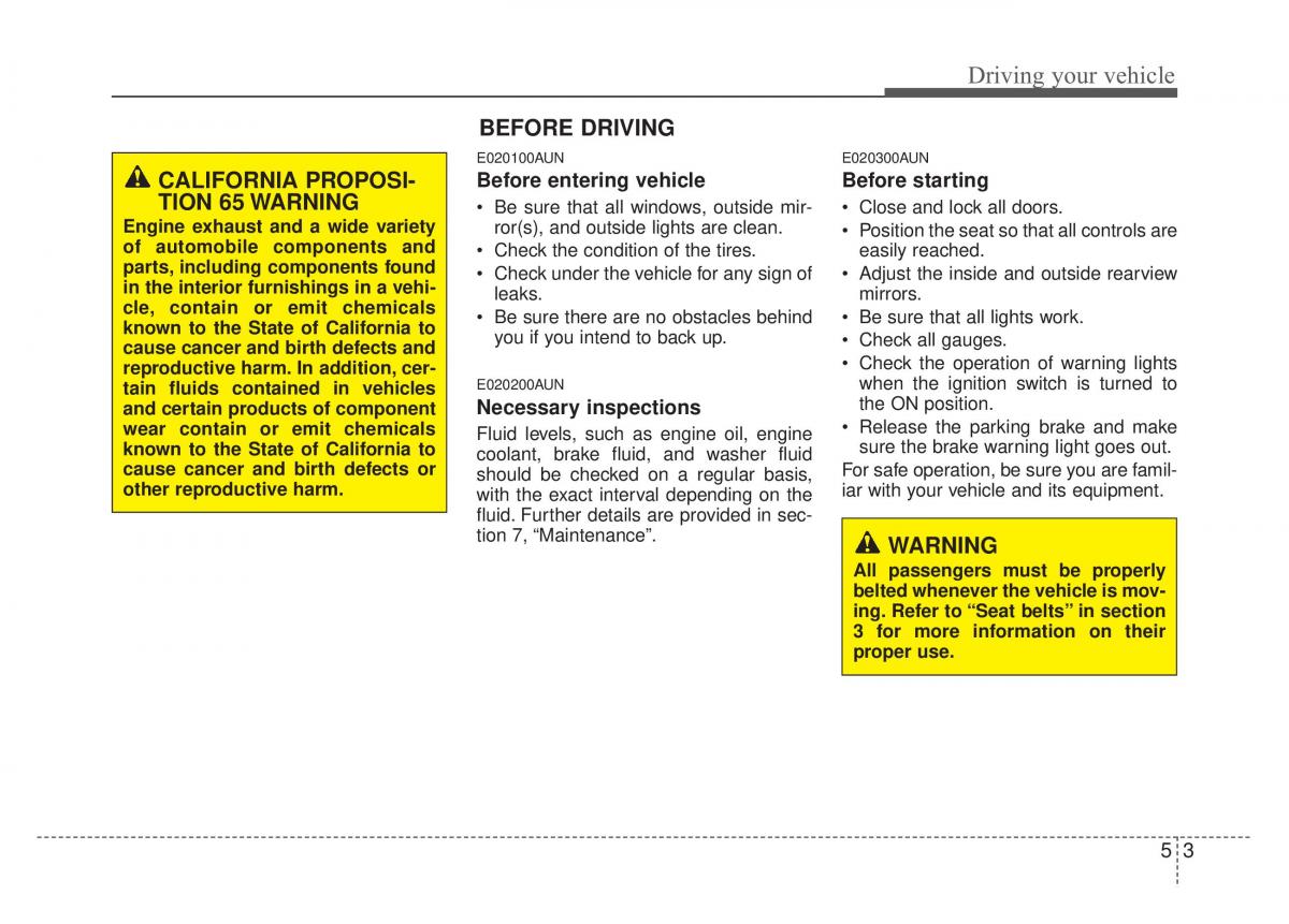 Kia Optima Magentis Lotze owners manual / page 202