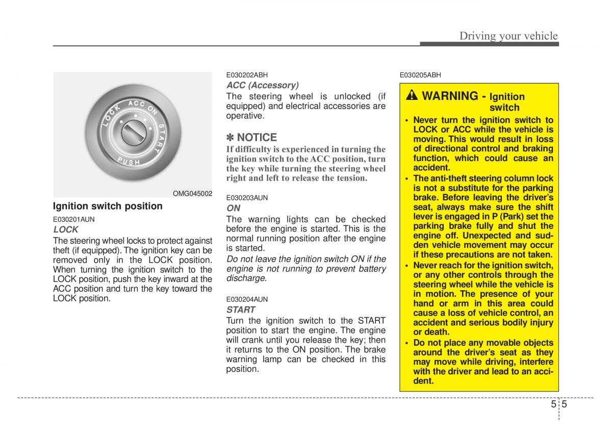 Kia Optima Magentis Lotze owners manual / page 204