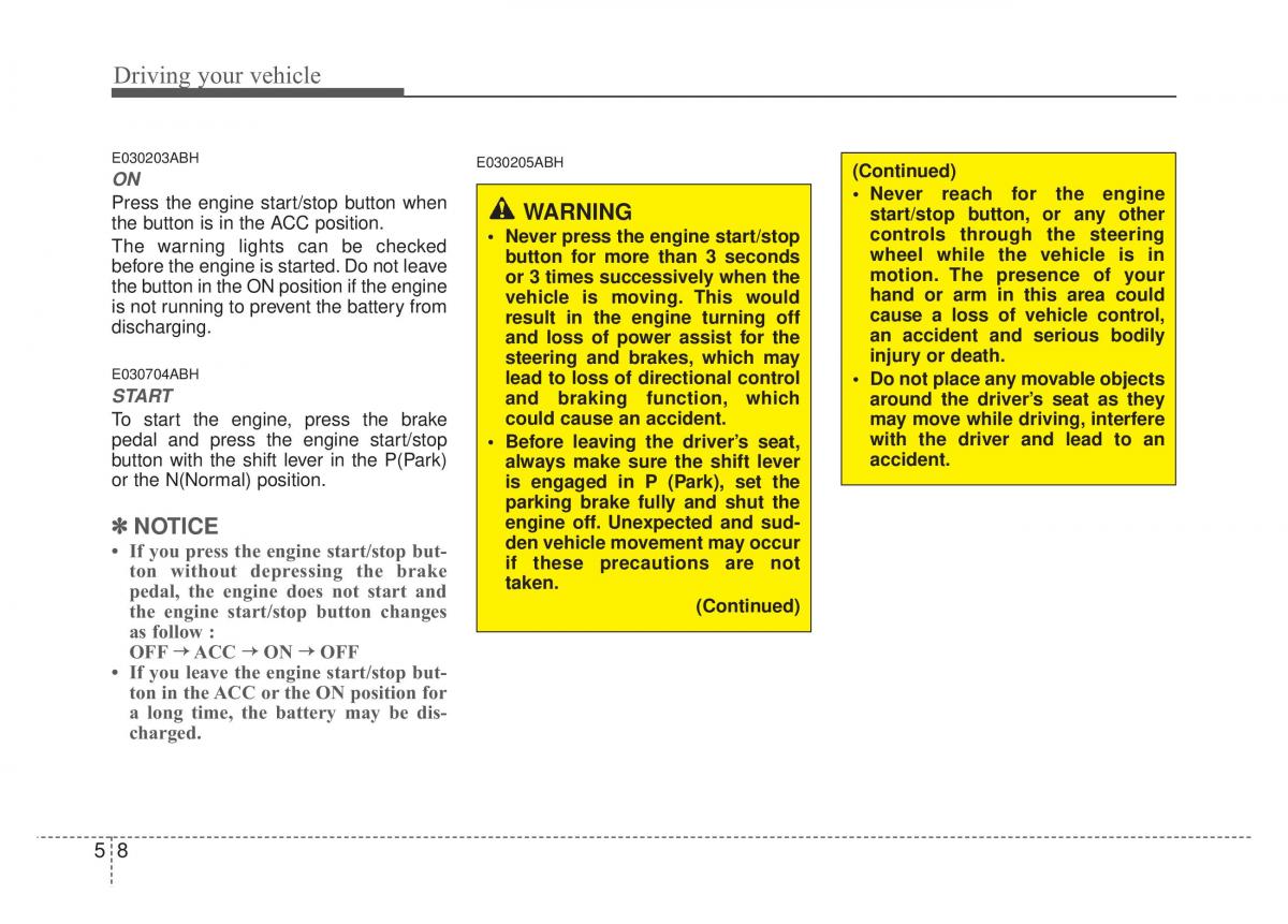 Kia Optima Magentis Lotze owners manual / page 207