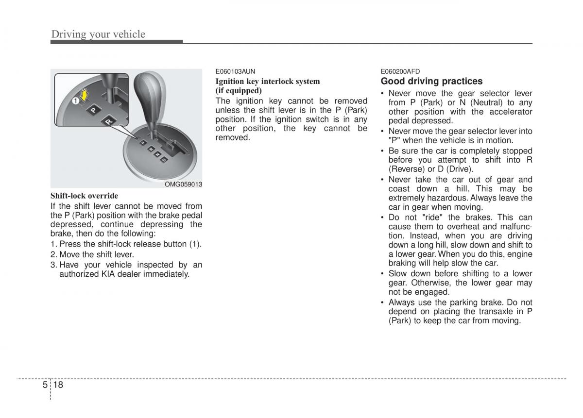 Kia Optima Magentis Lotze owners manual / page 217